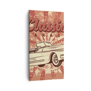 Quadro em tela - E na rádio Elvis - 55x100 cm