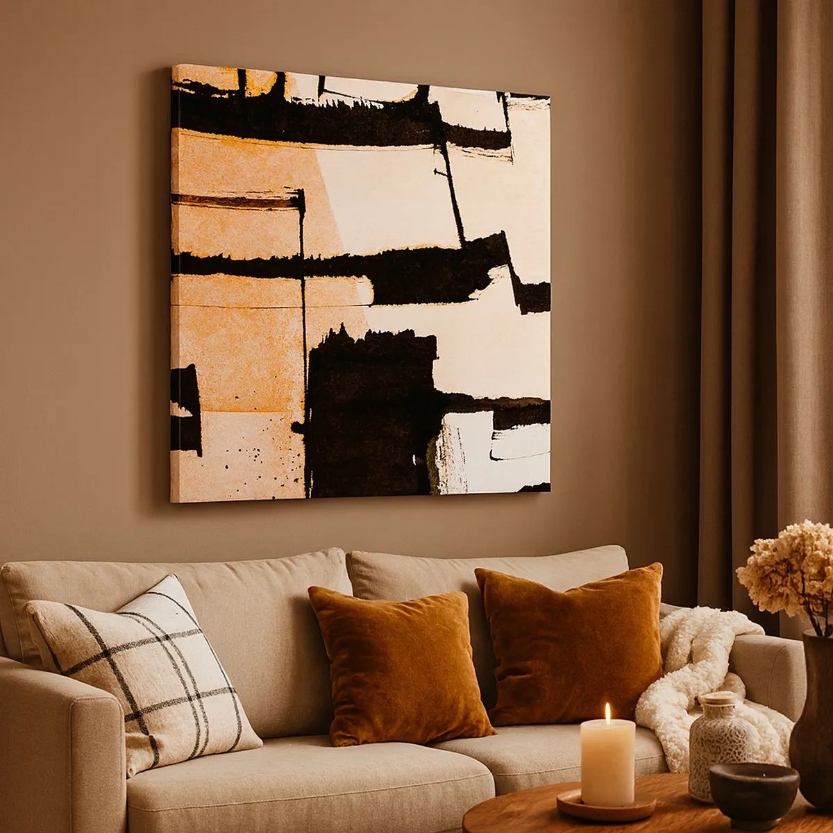 Quadro em tela - No entanto, a ordem - 30x30 cm