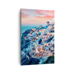 Quadro em tela - As suas grandes férias gregas - 80x120 cm