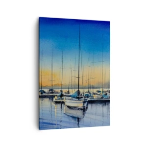 Quadro em tela - Fim de um bom dia - 50x70 cm