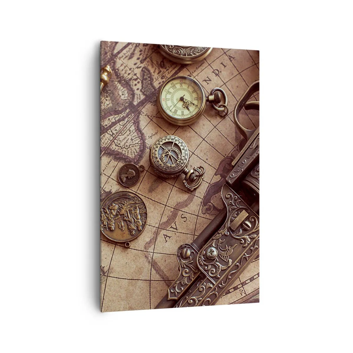 Quadro em tela - A aventura nos chama - 80x120 cm