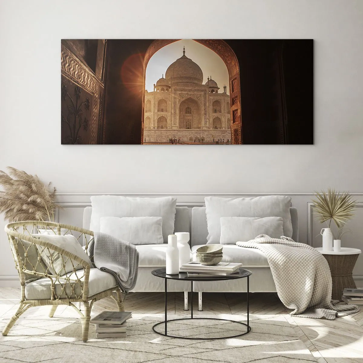 Quadro em vidro - Monumento ao amor sobrenatural - 100x40 cm