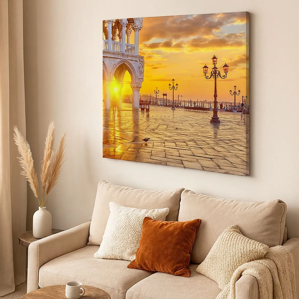 Quadro em tela - Onde está todo mundo? - 30x30 cm