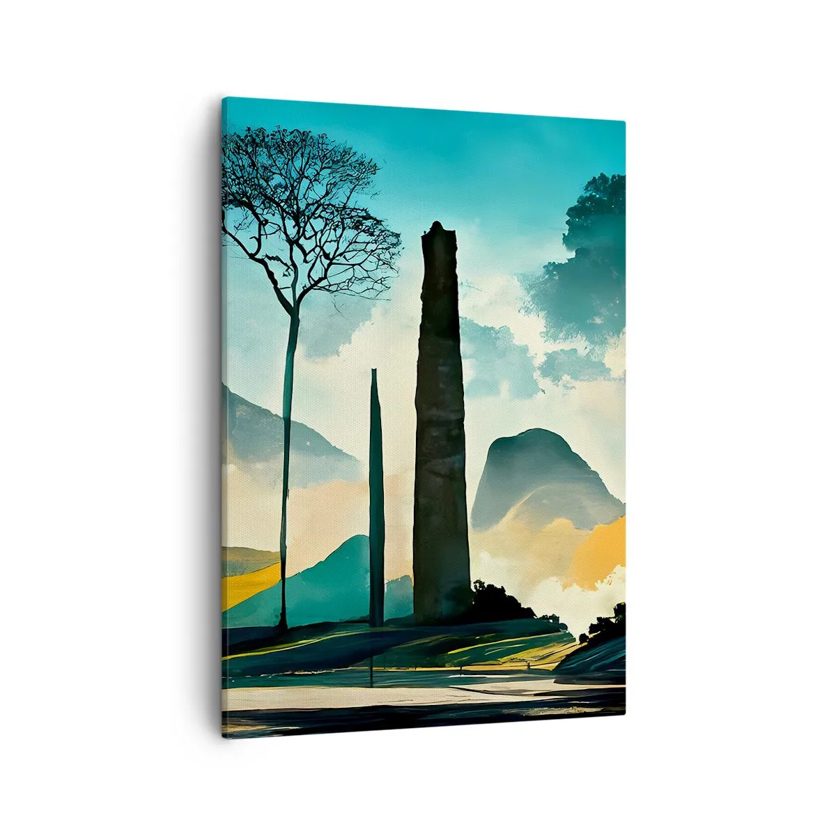 Quadro em tela - Cada vez mais alto - 50x70 cm