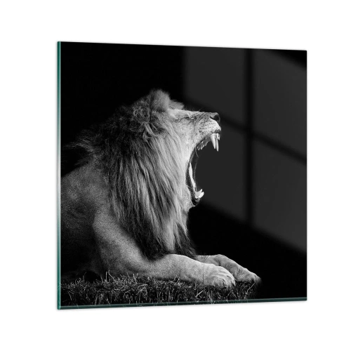 Quadro em vidro - Sem dúvida alguma - 70x70 cm