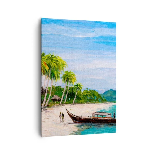 Quadro em tela - Um sonho exótico - 50x70 cm