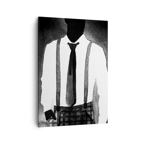 Quadro em tela - Num clima noir - 50x70 cm