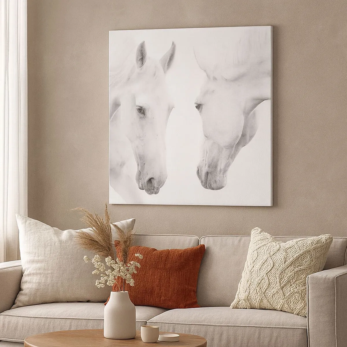 Quadro em tela - Será amizade...? - 30x30 cm