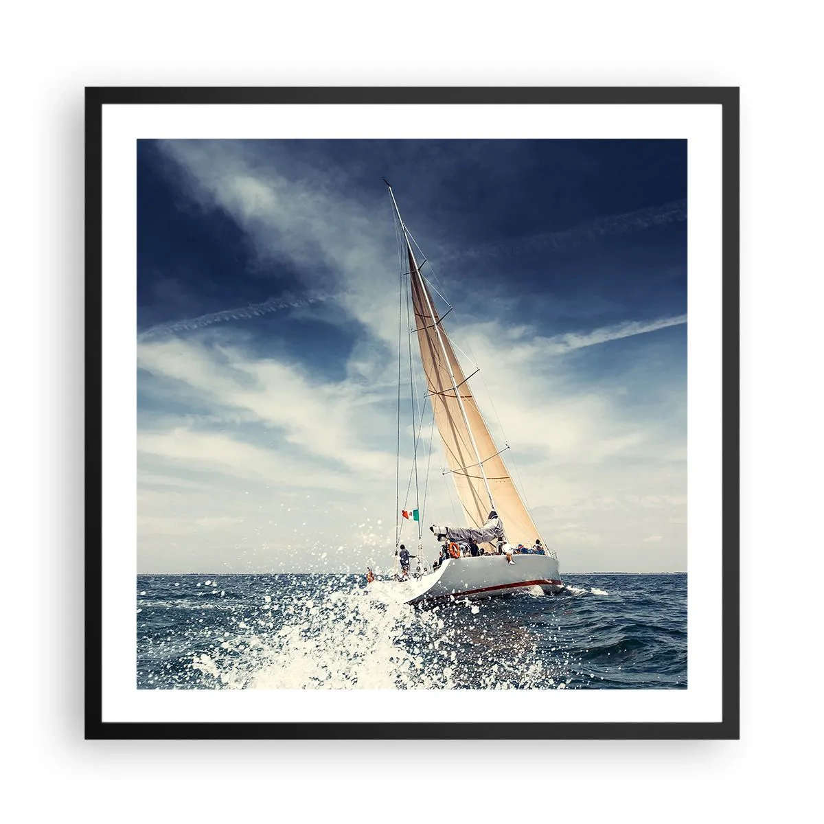 Pôster com moldura preta - Não nos alcançarão! - 60x60 cm