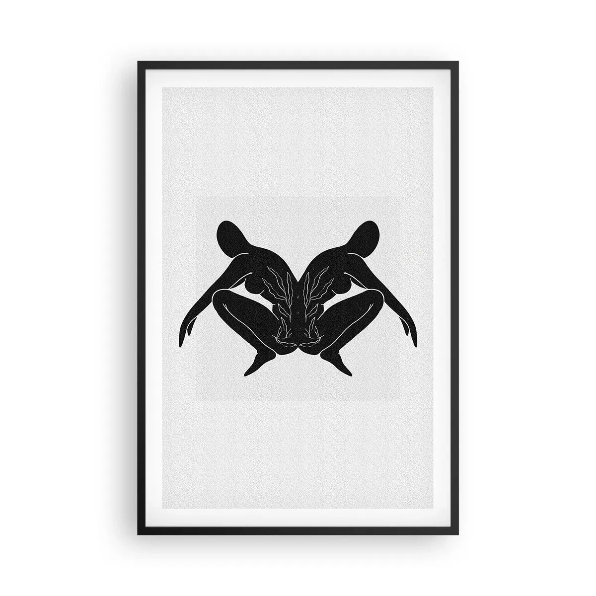 Pôster com moldura preta - Uma alma comum - 61x91 cm