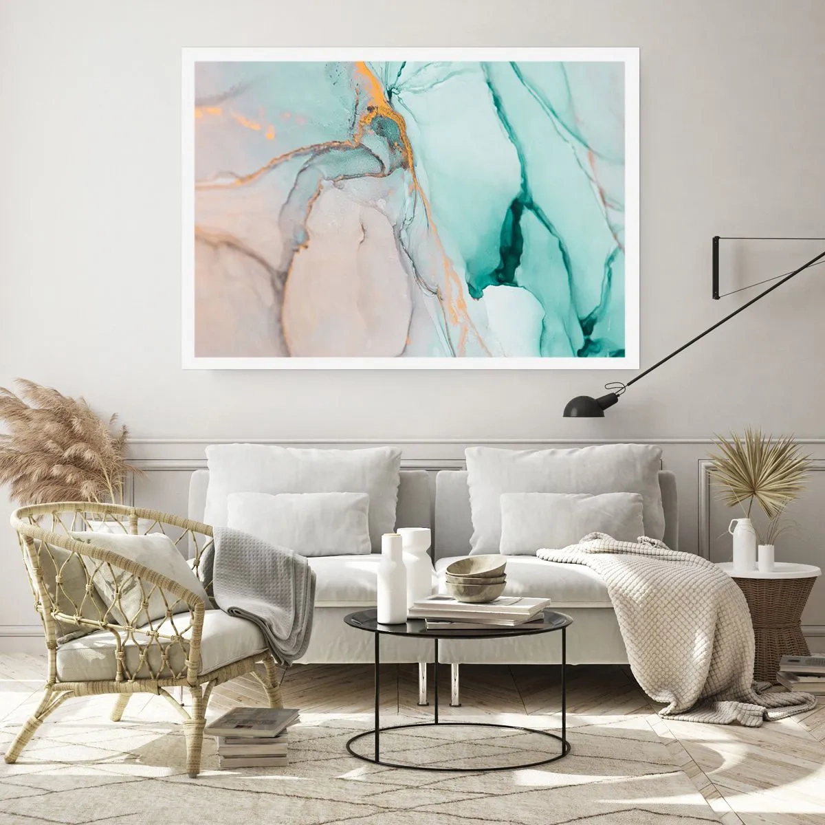 Pôster - Dança das formas e cores - 100x70 cm