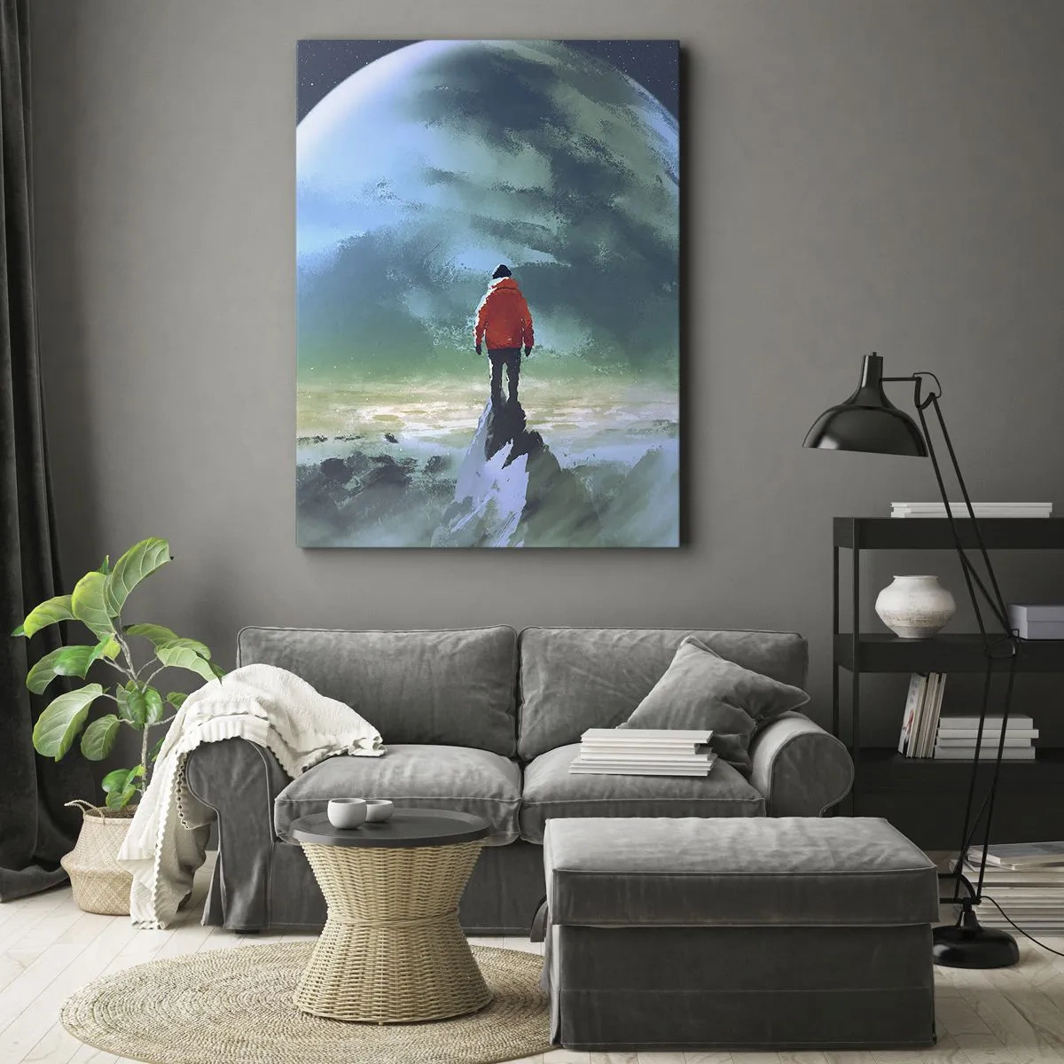 Quadro em tela - Descobridor de uma nova terra - 80x120 cm