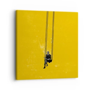 Quadro em tela - Dia como todos os dias - 30x30 cm