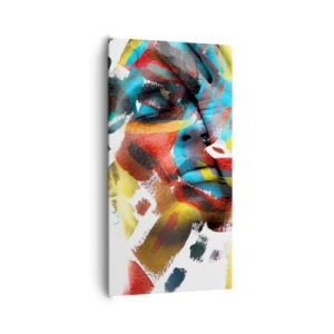 Quadro em tela - Personalidade colorida - 65x120 cm