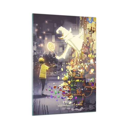 Quadro em vidro - Os feitiços existem - 50x70 cm