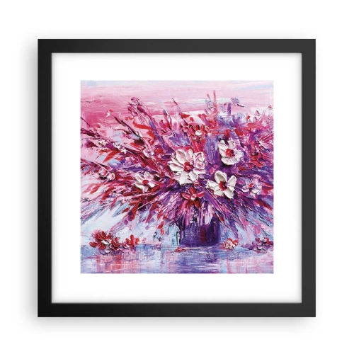 Pôster com moldura preta - Inocência e paixão  - 30x30 cm