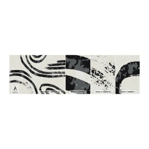 Amostra de papel de parede autocolante Deluxe Sticker - Meio parado - Minimalismo, Traços, Boho - 100x30 cm