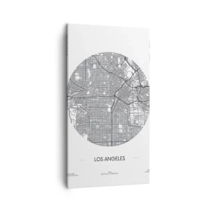 Quadro em tela - Anatomia de Los Angeles - 45x80 cm
