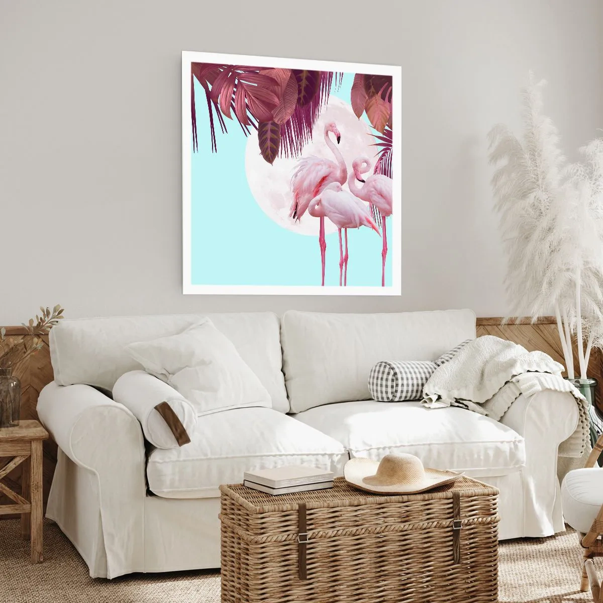 Pôster - Três graças de pássaros - 60x60 cm