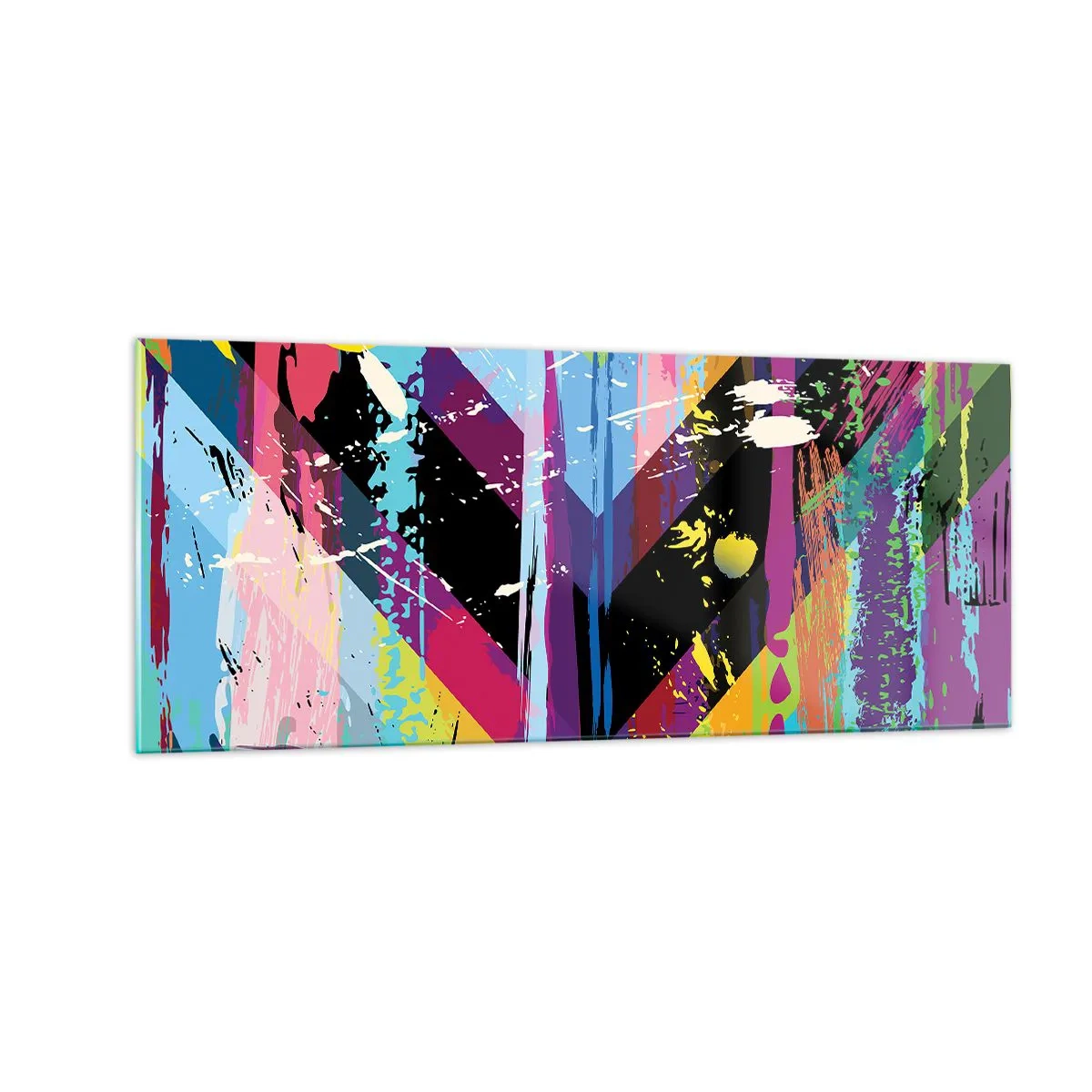 Quadro em vidro - De cima para baixo - 100x40 cm