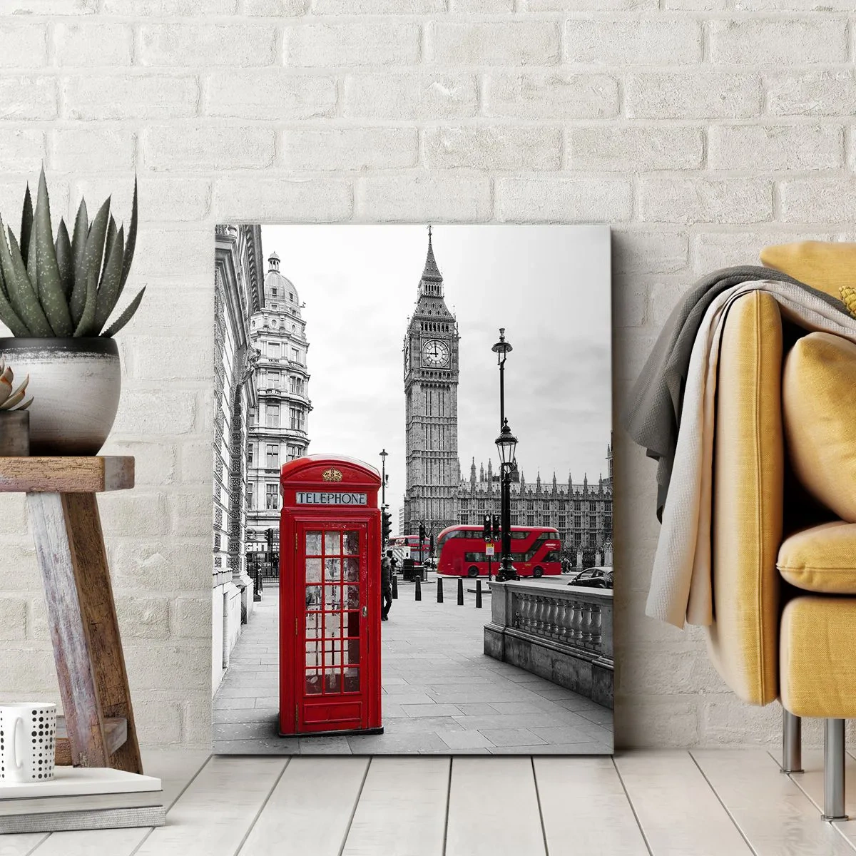 Quadro em tela - Sem dúvida, Londres - 65x120 cm