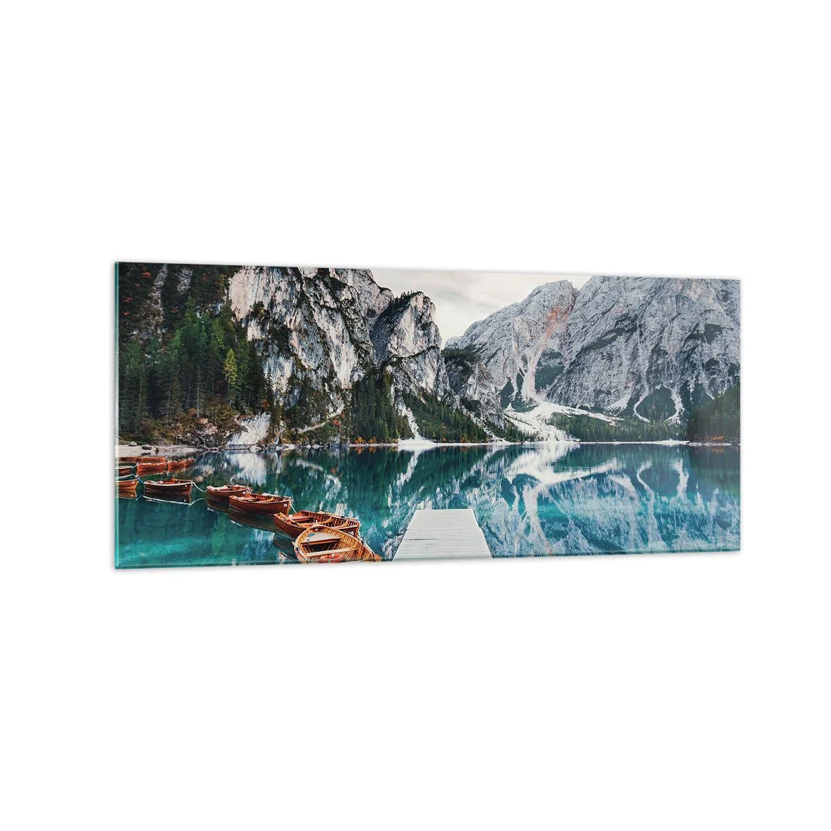 Quadro em vidro - Vamos mostrar-lhe a beleza - 120x50 cm