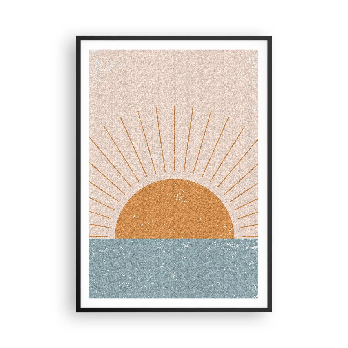 Pôster com moldura preta - Um milagre diário - 70x100 cm