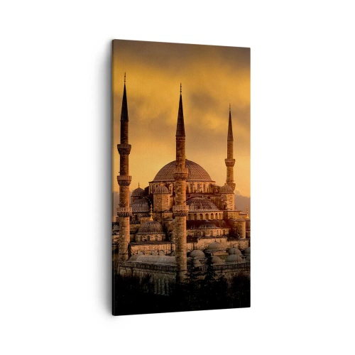 Quadro em tela - Deus é grande - 45x80 cm