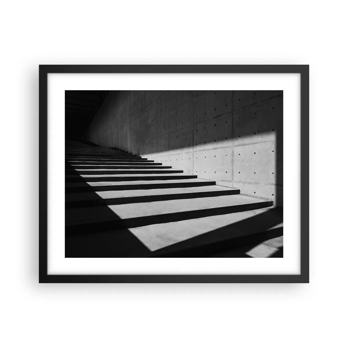 Pôster com moldura preta - A beleza crua do modernismo - 50x40 cm