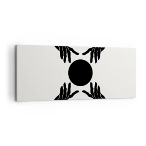 Quadro em tela - Sinal secreto - 100x40 cm