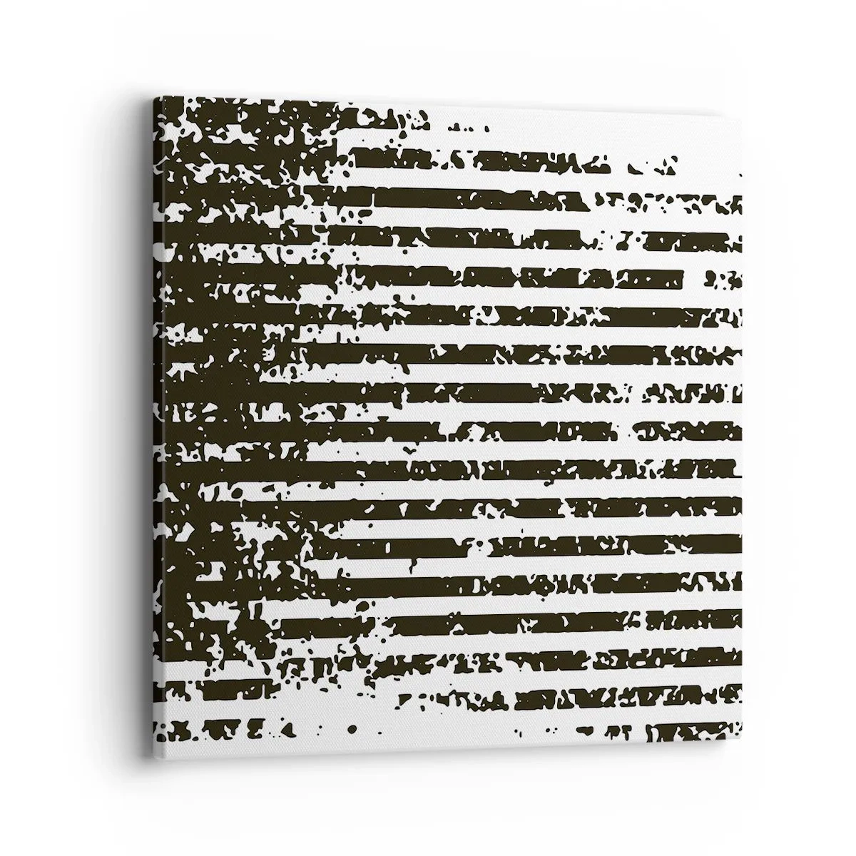 Quadro em tela - Ritmo e ruído - 40x40 cm