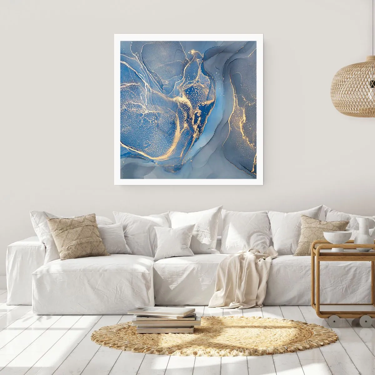 Pôster - Pó dourado - 60x60 cm