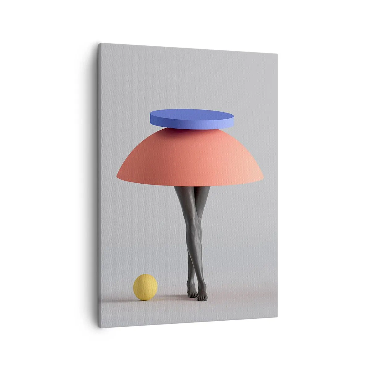 Quadro em tela - Composição surrealista - 50x70 cm