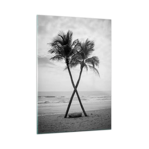 Quadro em vidro - Sentiu a presença - 50x70 cm