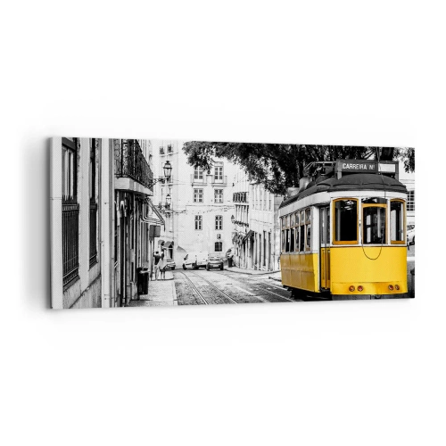 Quadro em tela - E o fado ao fundo - 100x40 cm