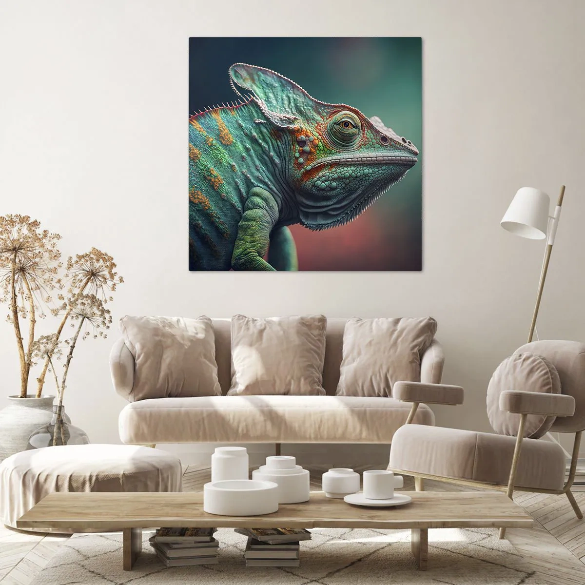 Quadro em tela - Estás a ver-me? Isso não é bom… - 60x60 cm