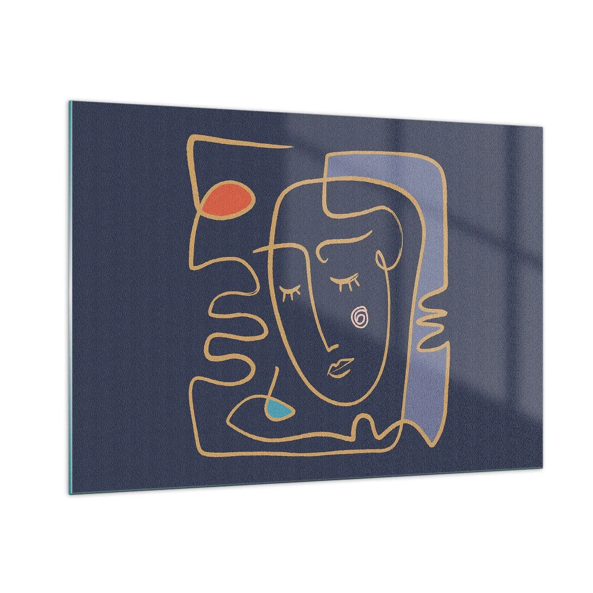 Quadro em vidro - Nos pensamentos - 100x70 cm