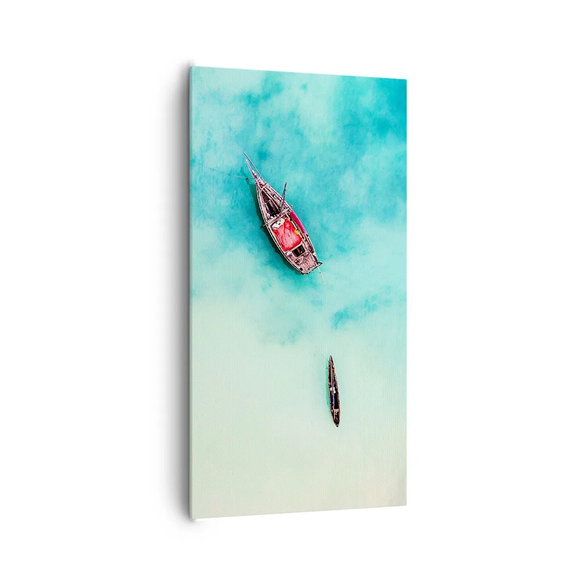 Quadro em tela - As praias de Zanzibar - 65x120 cm