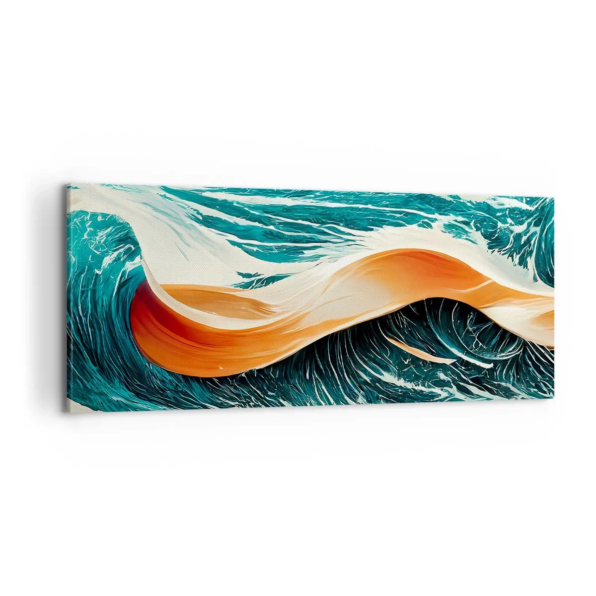 Quadro em tela - O sonho de um surfista - 100x40 cm