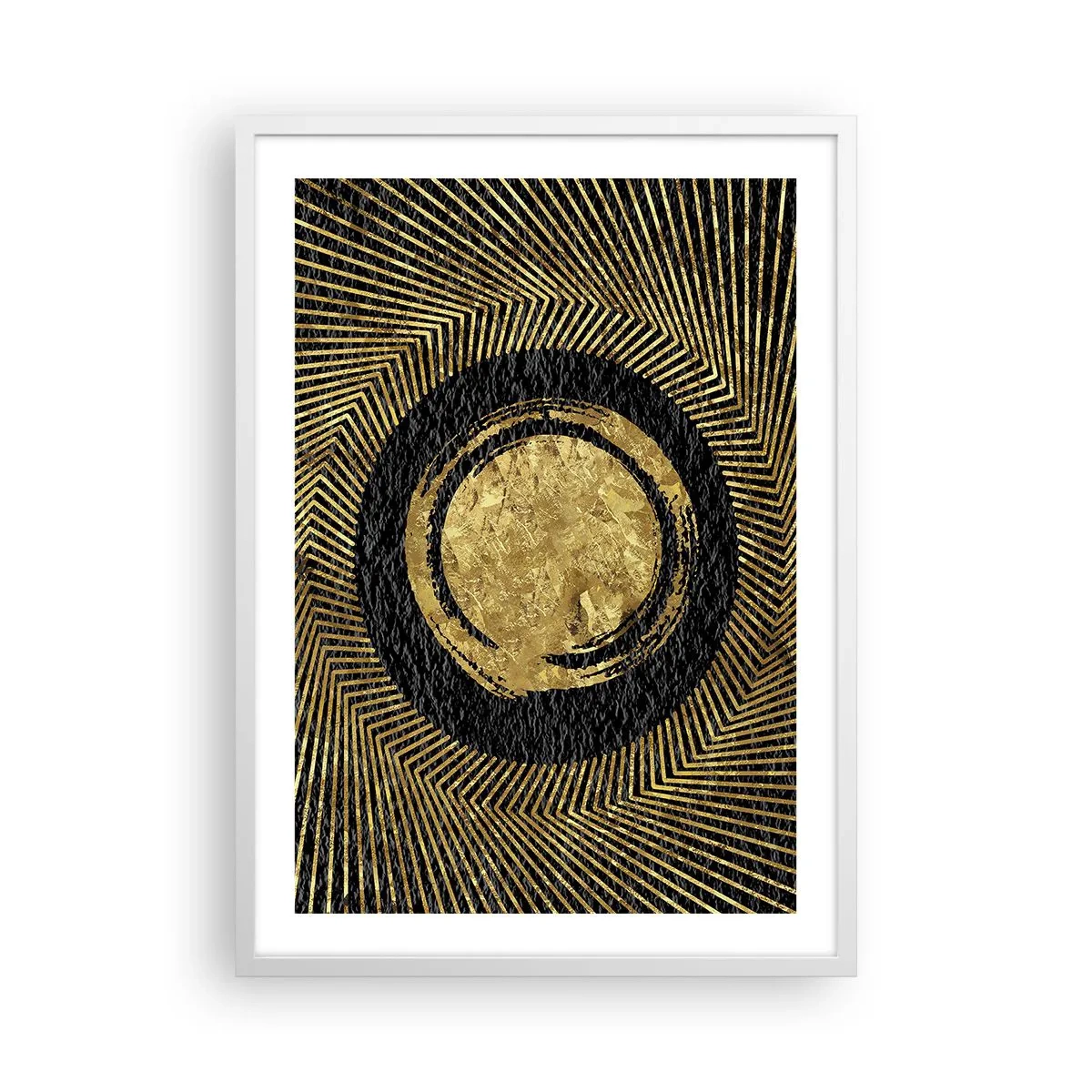 Pôster em moldura branca - Composição glamourosa - 50x70 cm