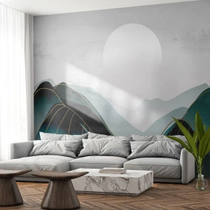 Papel de Parede Premium Sand - Em plena majestade - Abstração, Paisagem, Pedaço - 100x70 cm