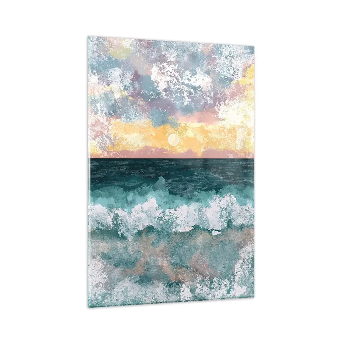 Quadro em vidro - Água, luz, ar - 80x120 cm