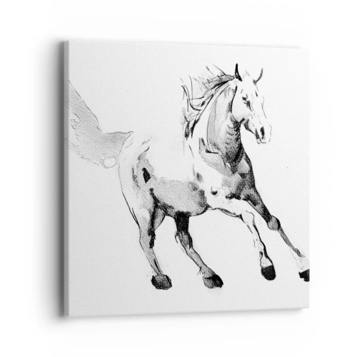 Quadro em tela - Alma Indomável - 40x40 cm