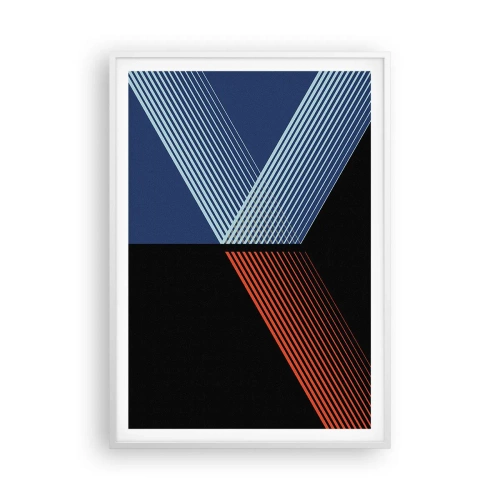 Pôster em moldura branca - Uma história simples - 70x100 cm