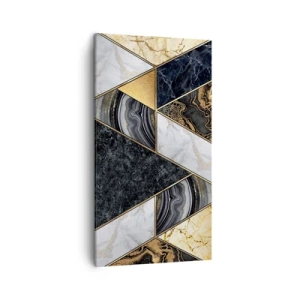 Quadro em tela - Pedra por pedra - 45x80 cm