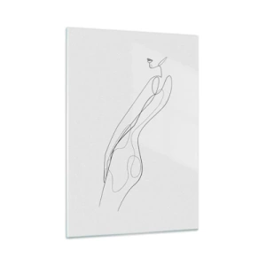 Quadro em vidro - Apenas uma promessa - 50x70 cm