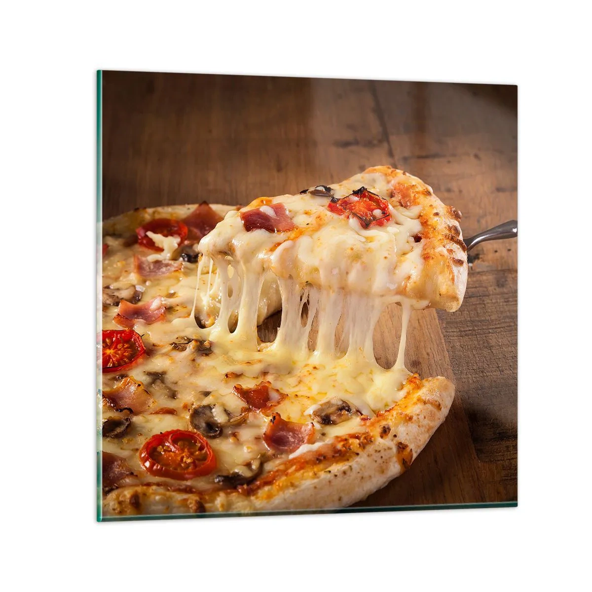 Quadro em vidro - Uma obra-prima da arte italiana - 40x40 cm