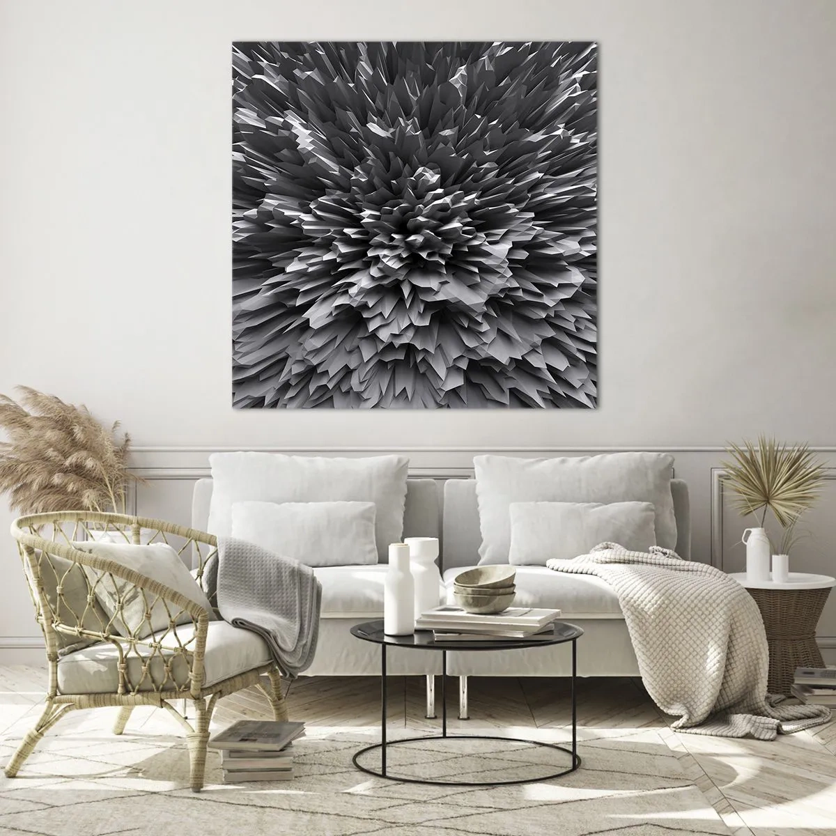 Quadro em vidro - Não pode ficar mais difícil do que isso - 40x40 cm