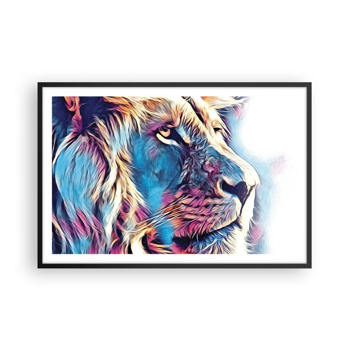 Pôster com moldura preta - A sabedoria da natureza - 91x61 cm