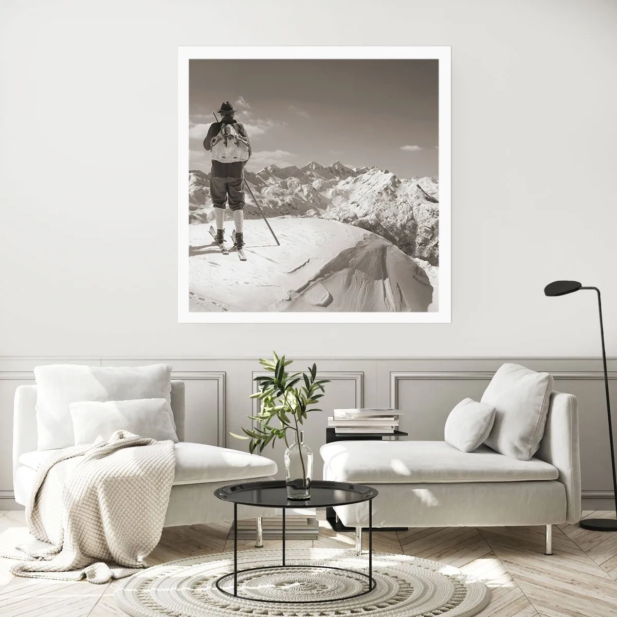 Pôster - E as montanhas são as mesmas - 60x60 cm